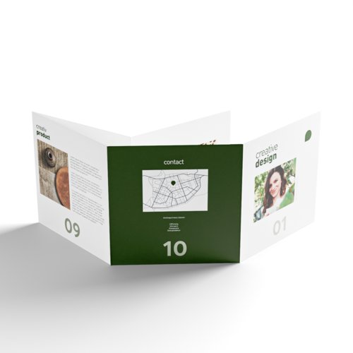 Folded Leaflets, CD-Format 6