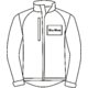 Men's softshell jacket with full zipper and side pockets.